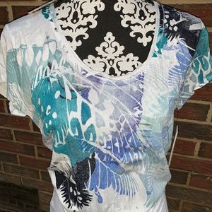 Calvin Klein Jeans Multi-Colored T-Shirt